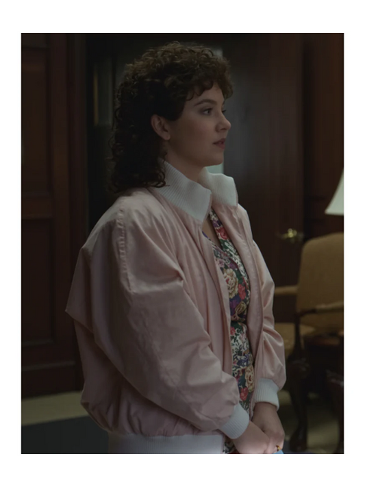 Christy Sydney Sweeney Pink Jacket