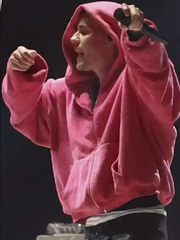 Coachella 2026 Justin Bieber Pink Hoodie