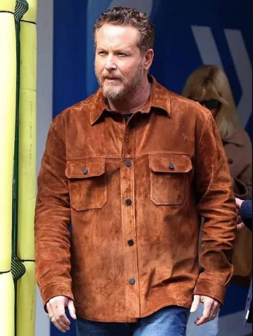 Cole Hauser 2026 Brown Suede Jacket