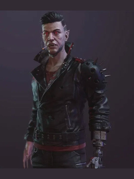Cyberpunk 2077 Dracula Leather Jacket