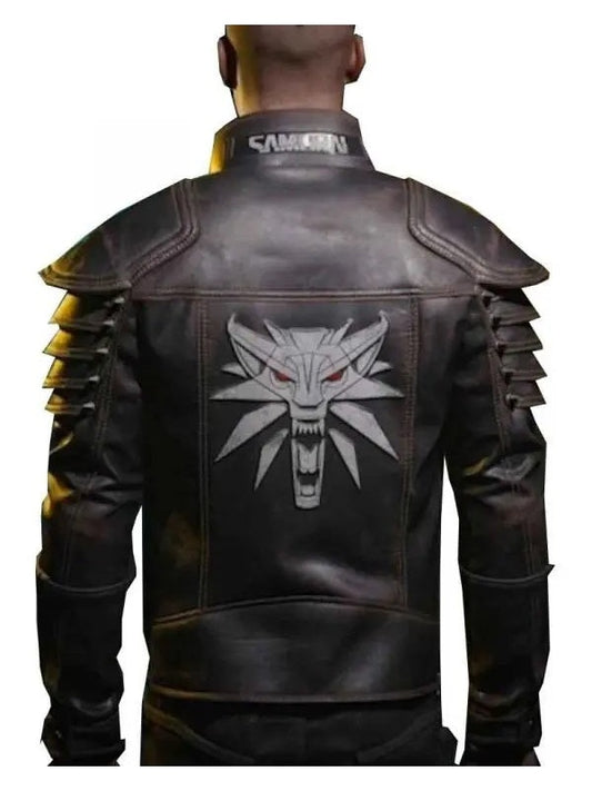 Cyberpunk 2077 Wolf School Leather Jacket