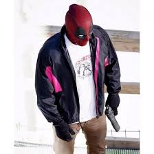 Deadpool 2 Wields A Gun Parachute Jacket
