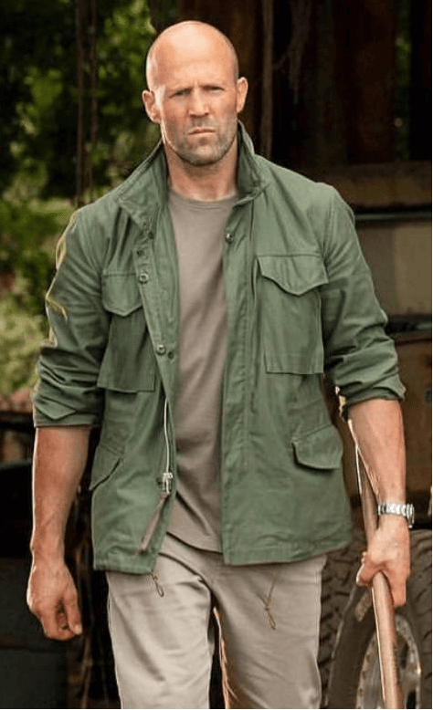 Deckard Shaw Hobbs & Shaw Green Cotton Jacket