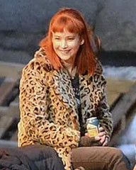 Don’t Look Up Kate Dibiasky Leopard Jacket