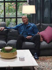 Young Rock S02 Dwayne Johnson Blue Jacket