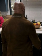 Young Rock S02 Dwayne Johnson Brown Leather Jacket