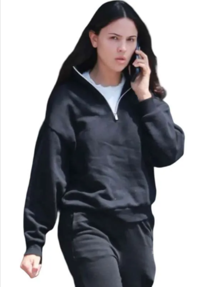 Eiza Gonzalez Los Angeles 2026 Black Sweatshirt