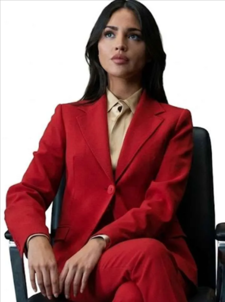 In the Grey 2026 Eiza González Red Blazer