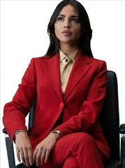 In the Grey 2026 Eiza González Red Blazer