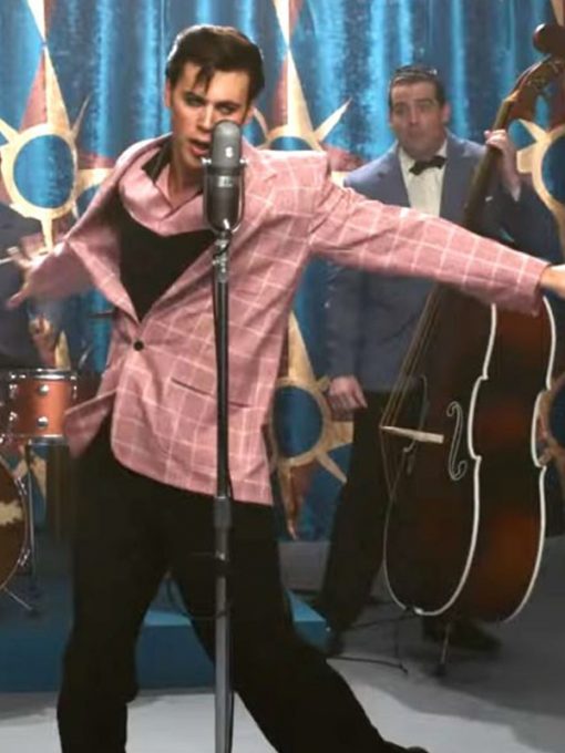 Austin Butler Elvis 2022 Elvis Presley Pink Blazer