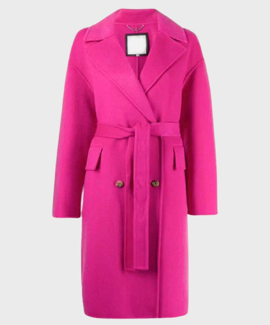Lily Collins Emily In Paris Pink Coat