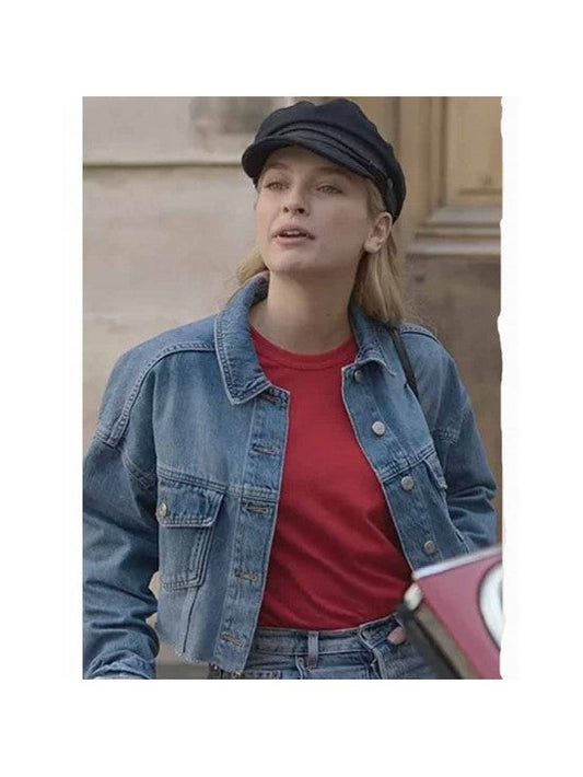 Emily In Paris Camille Razat Denim Jacket