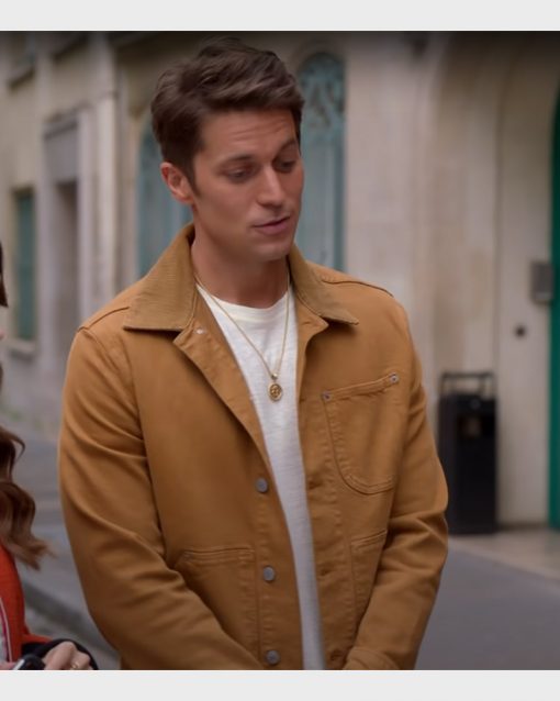 Emily in Paris Gabriel Brown Jacket