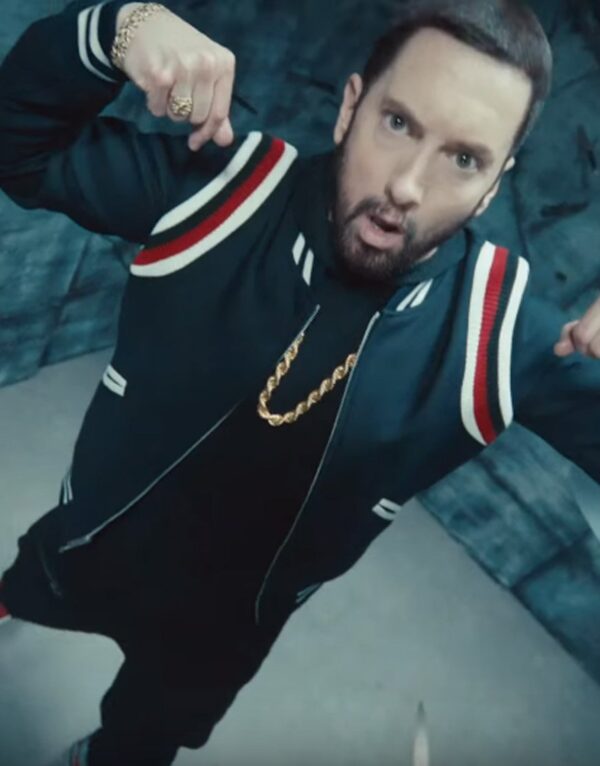 Eminem’s Godzilla Blue Bomber Jacket