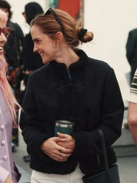 Emma Watson Los Angeles 2026 Black Jacket