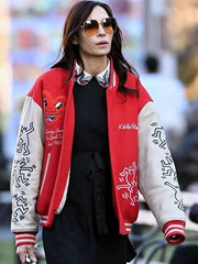 NYC 2026 Famke Janssen Varsity Jacket