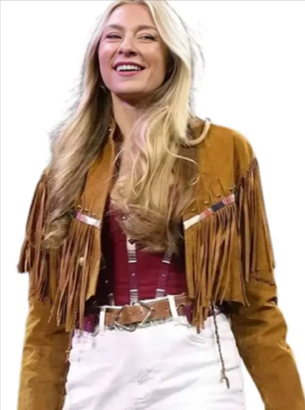 Festival 2026 Julia Cole Brown Fringe Jacket