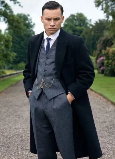 Finn Cole Peaky Blinders Long Black Coat