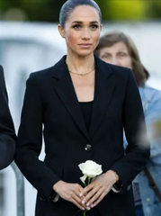 Meghan Markle Geneva 2026 Black Blazer