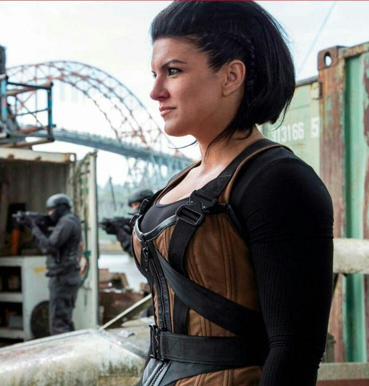 Angel Dust Deadpool Gina Carano Brown Vest