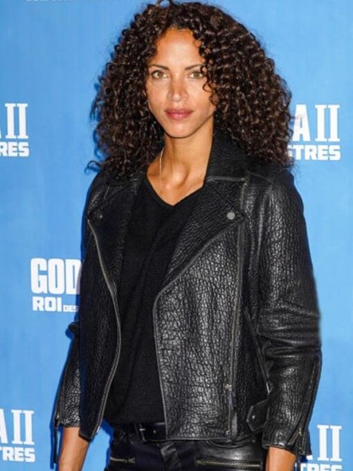 Noémie Lenoir Godzilla King of the Monsters Premiere Biker Jacket