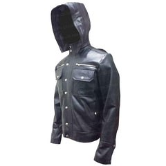WWE Goldberg Hoodie Leather Jacket
