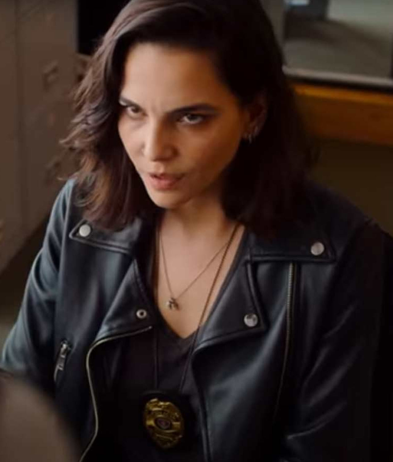 Good Morning Veronica Taina Muller Leather Jacket