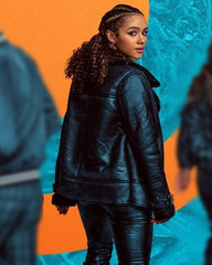 Army of Thieves Gwendoline Shearling Jacket