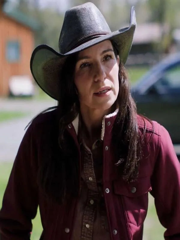 Gracie Pryce Heartland S19 Burgundy Jacket