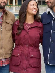 Christmas Under the Lights Heather Hemmens Parka Jacket