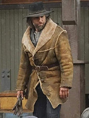 Cullen Bohannon Hell On Wheels Shearling Coat