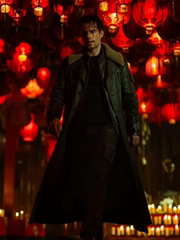 Highlander Henry Cavill Shearling Leather Coat