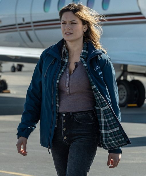 Hightown S02 Leslie Babcock Blue Jacket