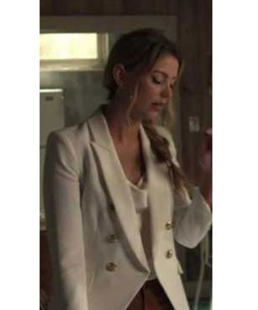 Hightown S02 Renee Segna White Blazer