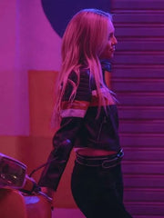 Idolos Ana Mena Biker Leather Jacket
