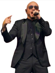 Pitbull I’m Back Tour Black Blazer