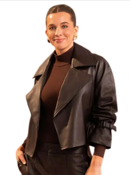 In The City Katie Arundel Leather Jacket