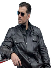 In The Grey 2026 Henry Cavill Leather Jacket