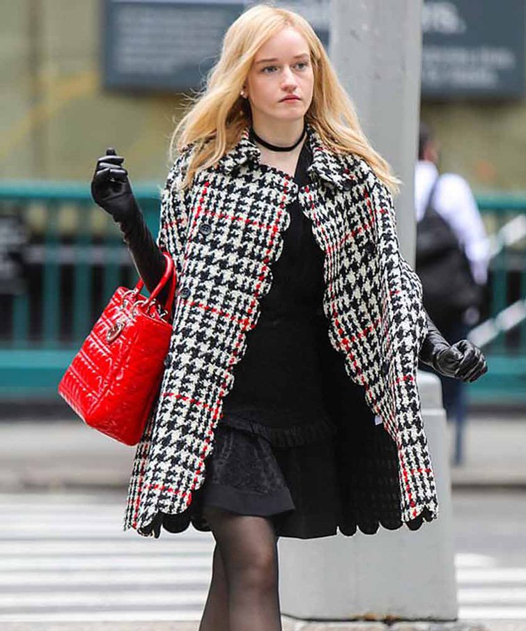 Julia Garner Inventing Anna Coat