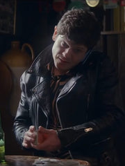 Tollbooth Dom Black Leather Jacket