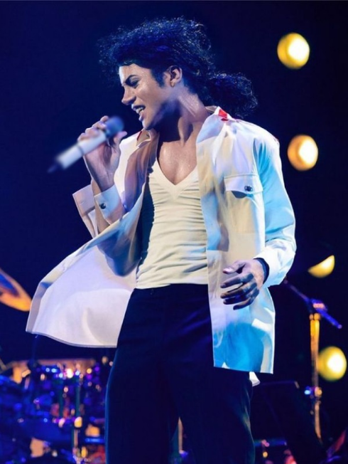 Jaafar Jackson Michael White Jacket
