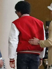 Jaafar Jackson Michael Varsity Jacket