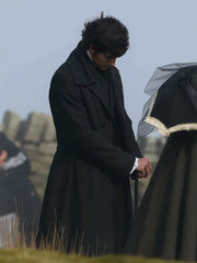 Wuthering Heights Jacob Elordi Black Coat