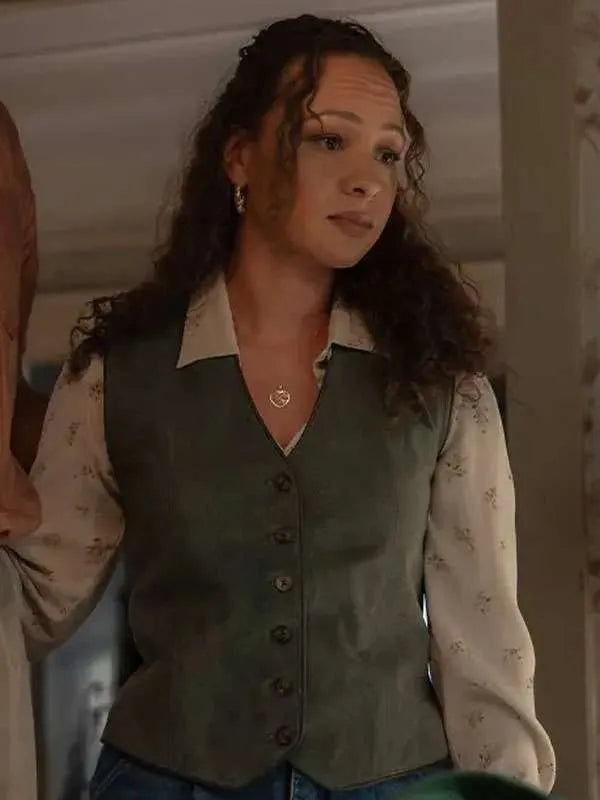 Lanterns Jasmine Cephas Jones Green Vest
