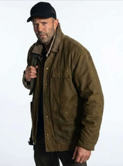 Mutiny 2026 Jason Statham Green Jacket