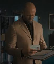 Jason Statham Wrath of Man Brown Blazer