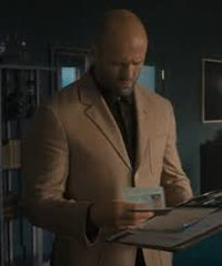 Jason Statham Wrath of Man Brown Blazer