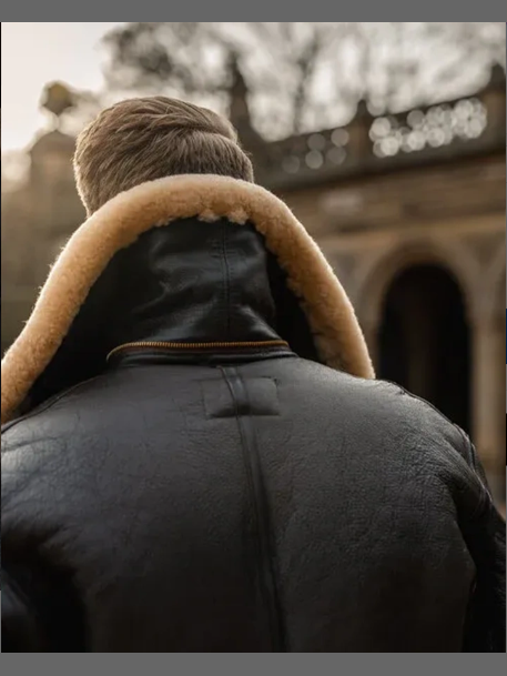 Jenking B3 Bomber Heavy Shearling Leather Jacket