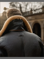 Jenking B3 Bomber Heavy Shearling Leather Jacket