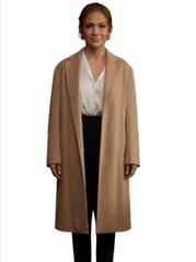 Office Romance 2026 Jennifer Lopez Trench Wool Coat
